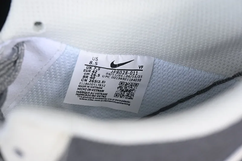 All categories Nk Air Force 1 Air Force series Nk Air Force 1 Low Air Force low-top Nike Air Force 1'07 Low Stusi co-branded rice dark gray canvas Air Force 1 low-top casual sneakers JP8028-011